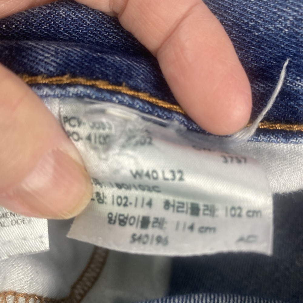 Levis Jeans Mens 40 X 32 Blue 550‎ Relaxed Tapered American Cowboy Ranch Y2K - Picture 6 of 13